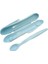 Tupperware Çocuklar Için Yumuşak Mama Kaşığı Açık Mavi Tuppercare Kaşık Kutu ile 1