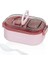 Vagonlife Bento 550ML Lunchbox Tek Katlı Bölmesiz Çelik Sefer Tası Yemek Kutusu (Pembe) 1