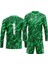 Erkek Uzun Kollu Yeşil Nefes Alabilen Kaleci Forması ve Şortu Goalkeeper Jersey Gk DMNF5587 1