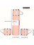 Paslanmaz Çelik 12 Saat Sıcak Soğuk 500 ml Bardaklı Termos Pembe 5
