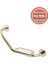 Paslanmaz Pirinç Flora Küvet Tutamağı Süngerlikli 40CM Altın Sarı Gold 3