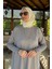 Melda Triko Tunik Gri 4
