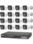16 Kameralı 2 Mp Hybrid Light Ip Güvenlik Kamera Seti DS-2CD1023G2-LIUF (Dahili Mikrofonlu) 1