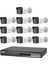 10 Kameralı 2 Mp Hybrid Light Ip Güvenlik Kamera Seti DS-2CD1023G2-LIUF (Dahili Mikrofonlu) 1
