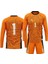 Çocuk ve Yetişkin Uzun Kol Turuncu Maç Futbol Kaleci Forması Goalkeeper Jersey Gk DMN225439 1