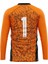 Çocuk ve Yetişkin Uzun Kol Turuncu Maç Futbol Kaleci Forması Goalkeeper Jersey Gk DMN225439 4