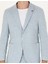 Erkek Açık Mavi Ekstra Slim Fit Keten Karışımlı Takım Elbise 50267644-VR003 6