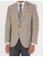 Erkek Bej Ekstra Slim Fit Yün Karışımlı Blazer Ceket 50273158-VR011 6