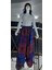 Hint Otantik Yıkamalı Taşlanmış Patchwork Uniseks Şalvar Pantolon (100 Cm) 5
