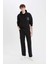 Relax Fit Kapüşonlu Baskılı Kalın Sweatshirt D4716AX24AU 2