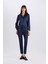 Regular Fit Saten Uzun Kollu Gömlek E1783AX24WN 2