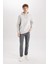 Regular Fit Kapüşonlu Kanguru Cepli İçi Yumuşak Tüylü Basic Düz Sweatshirt X8283AZ25SP 2