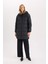 Regular Fit Kapüşonlu Fermuarlı Cepli Parka D5953AX24WN 2