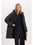 Regular Fit Kapüşonlu Fermuarlı Cepli Parka D5953AX24WN 3