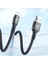 12W 2.4A Usb-A To Lightning iPhone iPad Örgülü Hızlı Şarj ve Data Kablosu 1 Metre 2