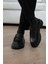 K416 Ramonelli Model Gerçek Deri El Yapımı Erkek Siyah Casual Ayakkabı 5