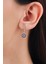 Gümüş 7.5 mm Nazar Boncuklu Boncuğu Göz Küpe 1