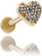 Taşlı Kalp Piercing 1
