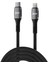 27W USB Type-C To Lightning iPhone iPad Örgülü Hızlı Şarj ve Data Kablosu 1 Metre 1