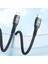 27W USB Type-C To Lightning iPhone iPad Örgülü Hızlı Şarj ve Data Kablosu 1 Metre 2
