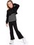 Kız Çocuk 3'lü Takım (Pantolon+Bluz+T-Shirt) 12125 1