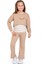 Kız Çocuk 3'lü Takım (Pantolon+Bluz+T-Shirt) 12125 1