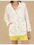 Kadın Ekru Standart Fit Mevsimlik Mont 50263115-VR019 6