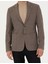 Erkek Kahverengi Slim Fit Ceket 50276546-VR029 6