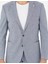 Erkek Koyu Mavi Ex. Slim Fit Keten Karışımlı Ceket 50284935-VR032 6