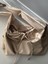 Su Geçirmez Tote Bag / Çapraz Kullanıma Uygun Krem Kadın Omuz Çantası (50*30) 1