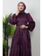 Ceyda Saten Abiye Mor 5