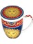 Lucky Art Desenli Bone China Porselen Kapaklı Ve Süzgeçli Kupa 570 ml Lyba 034 3