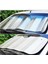 Metalize Araba Ön Cam Güneşliği Torpido Koruyucu Oto Güneşlik Paneli Ön Cam Brandası 130 x 60 cm 5