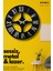 Roma Model Dekoratif Metal Lazer Kesim Akar SESSİZ Mekanizmalı Duvar Saati 40*40cm 1