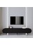 REGULUS Siyah 3 Kapaklı Ahşap Ayaklı 180 cm Modern Tv Ünitesi 1