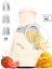 Vegetable Grinder Pro Dilimleyici Kollu Rende Öğütücü 3 Çelik Bıçaklı Sebze Doğrayıcı Mutfak Robotu 1