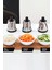 Vegetable Grinder Pro Öğütücü Dilimleyici Kollu Rende 3 Çelik Bıçaklı Sebze Doğrayıcı Mutfak Robotu 2
