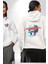 Gerçekten Harika Keşfetmeyi Bırakma Erkek Kadın Beyaz Ön Sırt Baskılı Kapüşonlu Sweatshirt Hoodie 1