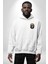 Ishak Kurbanı Erkek Kadın Beyaz Ön Sırt Baskılı Kapüşonlu Sweatshirt Hoodie 4