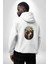 Ishak Kurbanı Erkek Kadın Beyaz Ön Sırt Baskılı Kapüşonlu Sweatshirt Hoodie 5