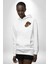 Öfkeli Ayı Pençesi - Güç ve Yırtıcılık Teması Erkek Kadın Beyaz Ön Sırt Baskılı Kapüşonlu Sweatshirt Hoodie 2