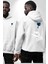 Hang Loose Dünya Temalı Eğlenceli Tasarım Erkek Kadın Beyaz Ön Sırt Baskılı Kapüşonlu Sweatshirt Hoodie 1