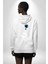Hang Loose Dünya Temalı Eğlenceli Tasarım Erkek Kadın Beyaz Ön Sırt Baskılı Kapüşonlu Sweatshirt Hoodie 5