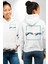 Meraklı Kal Sokak Style Erkek Kadın Beyaz Ön Sırt Baskılı Kapüşonlu Sweatshirt Hoodie 1