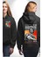 Julius Sezar Antil Heykel Erkek Kadın Siyah Ön Sırt Baskılı Kapüşonlu Sweatshirt Hoodie 1