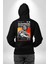 Julius Sezar Antil Heykel Erkek Kadın Siyah Ön Sırt Baskılı Kapüşonlu Sweatshirt Hoodie 4
