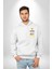Uzaylı Yalnız Değiliz Ufo Erkek Kadın Beyaz Ön Sırt Baskılı Kapüşonlu Sweatshirt Hoodie 2