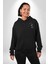 Gül Tasarım Wardiere Erkek Kadın Siyah Ön Sırt Baskılı Kapüşonlu Sweatshirt Hoodie 4