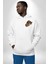 Öfkeli Ayı Pençesi - Güç ve Yırtıcılık Teması Erkek Kadın Beyaz Ön Sırt Baskılı Kapüşonlu Sweatshirt Hoodie 4