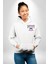 Detroit Kampüs Erkek Kadın Beyaz Ön Sırt Baskılı Kapüşonlu Sweatshirt Hoodie 5